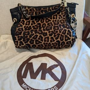 Leopard Michael Kors purse